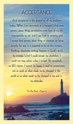 Acceptance (Sunrise and Lighthouse) Rectangular Magnet - Click Image to Close