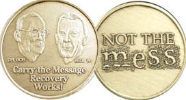 Carry the Message, Not the Mess Bronze Medallion