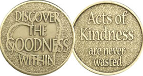 Discover the Goodness Within Bronze Medallion