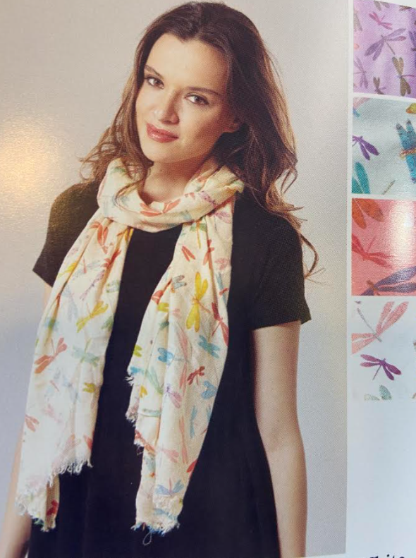 Dragonfly Scarf - Click Image to Close