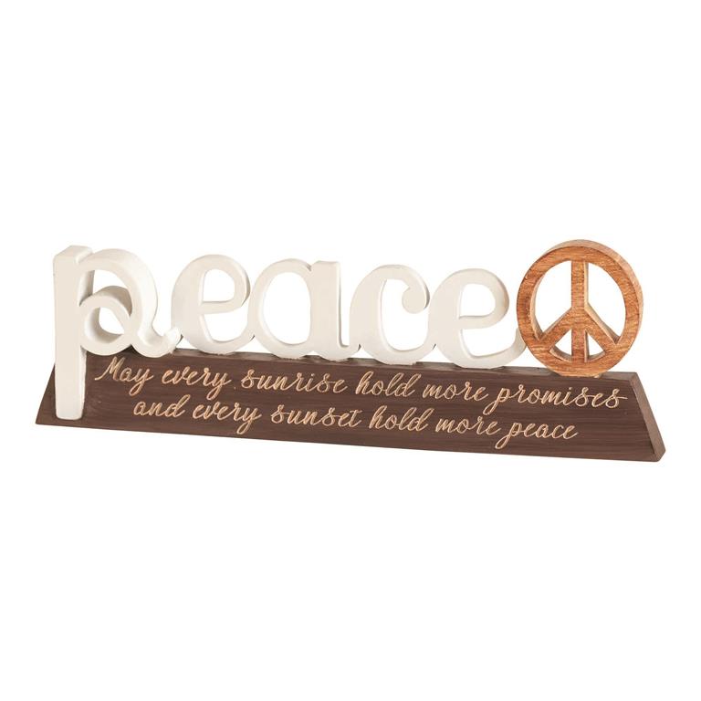 Peace Word Figurine