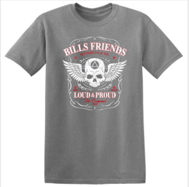 Bill's Friends Loud & Proud Tee - Gray