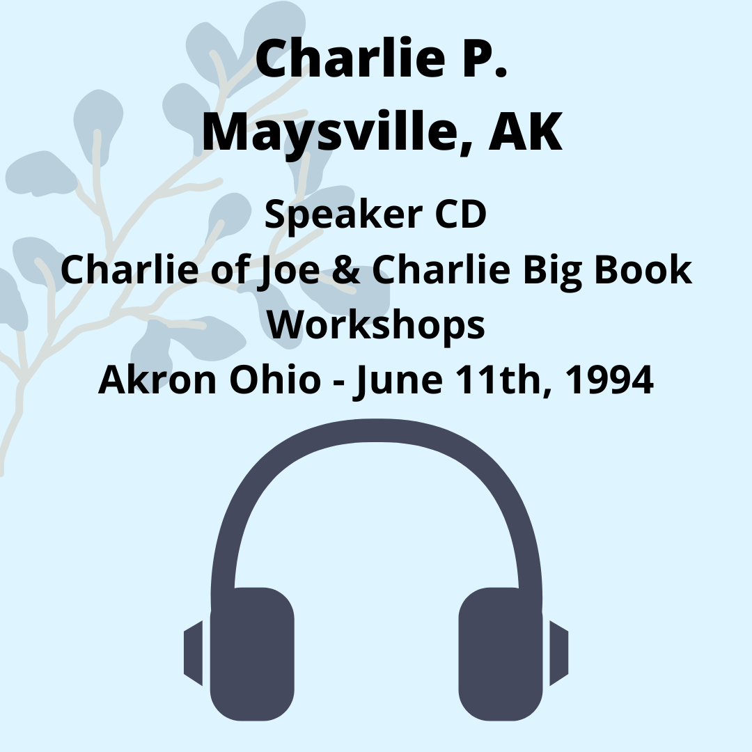 Charlie P. in Akron, Ohio Speaker CD