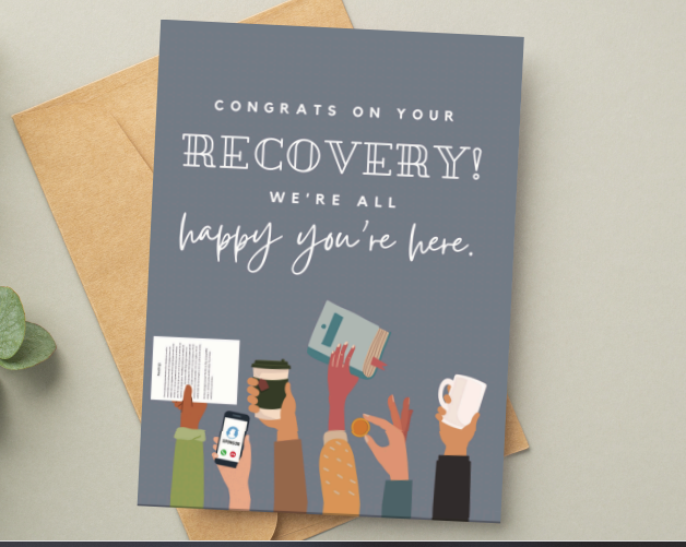 Congrats On Your Recovery Card