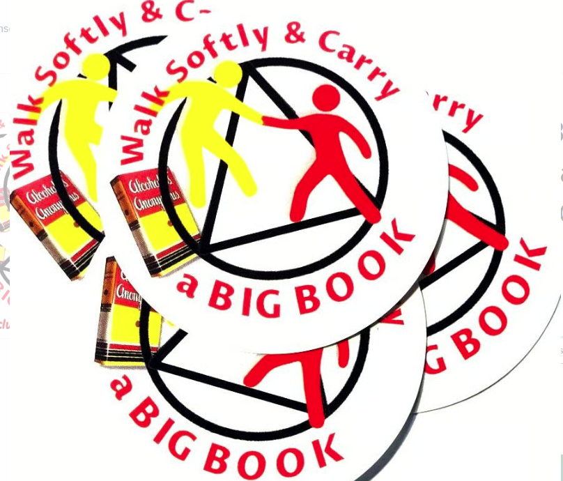Walk Softly & Carry a Big Book Sticker