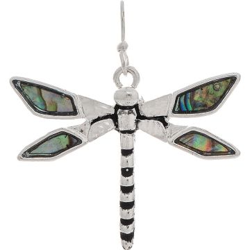 Abalone Dragonfly Earring