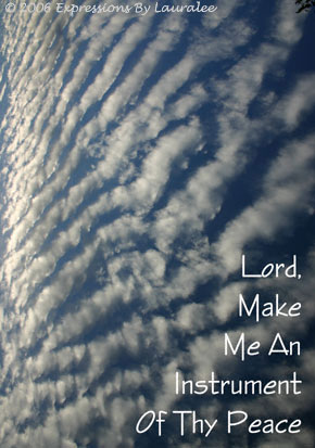 Lord Make Me an Instrument... Card