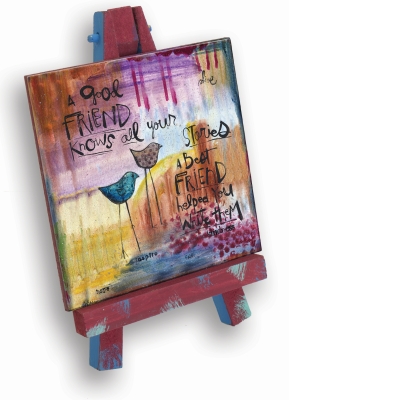 Good Friends Mini Easel - Click Image to Close