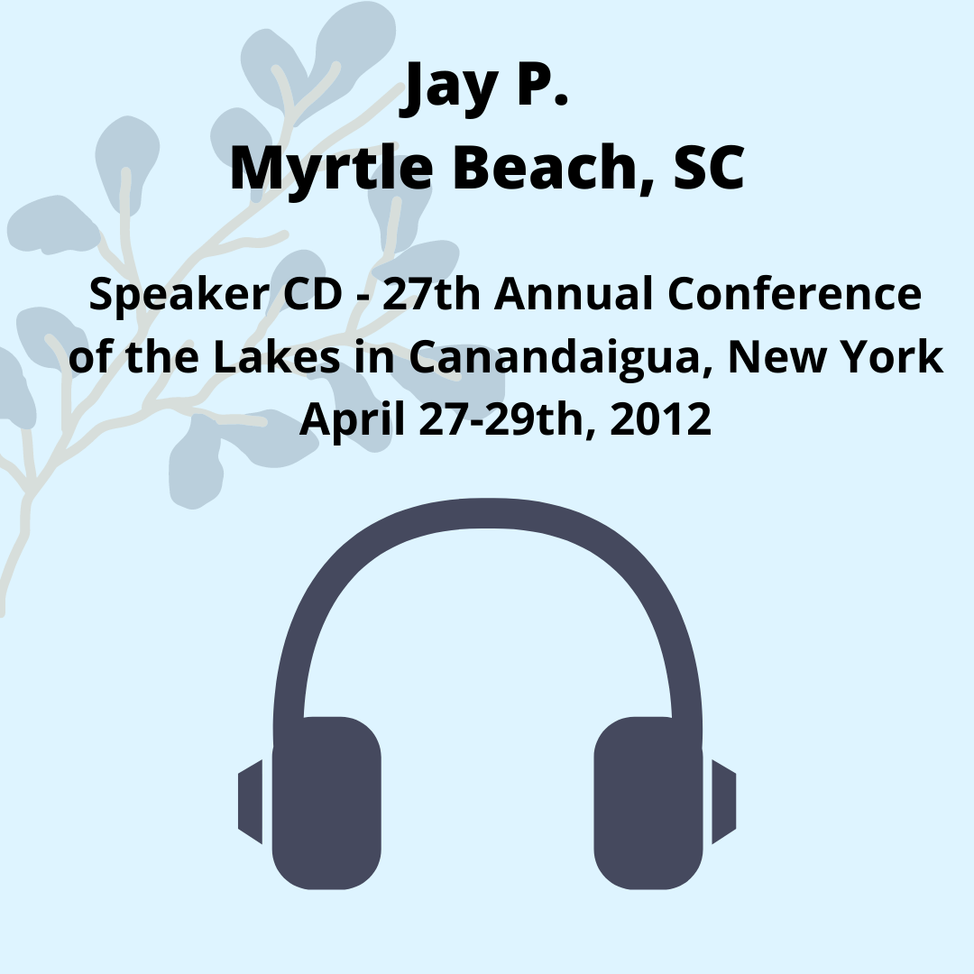 Jay P. : 27th Annual Conference of the Lakes Speaker CD