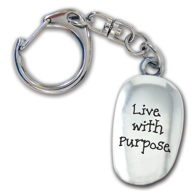 Live with Purpose Thumbstone Keyring