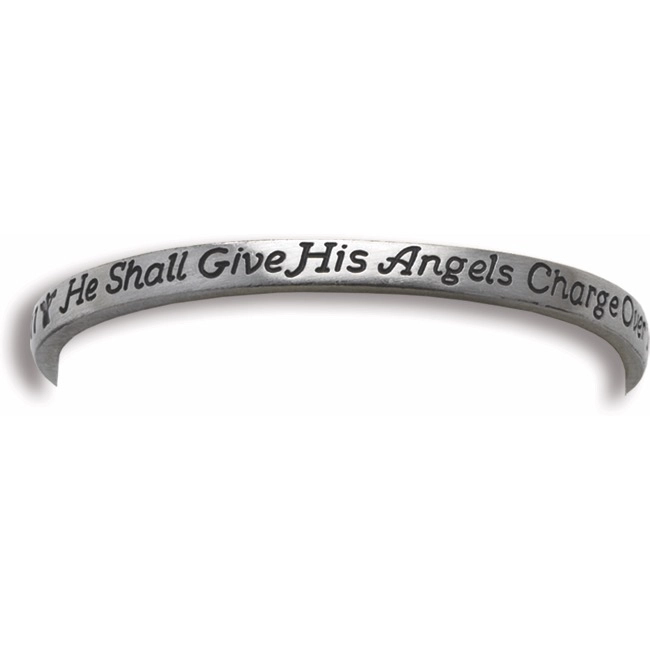 Angel Pewter Bangle