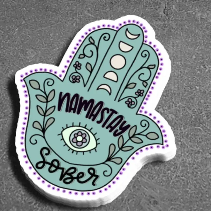 Namastay Sober - Vinyl Recovery Sticker