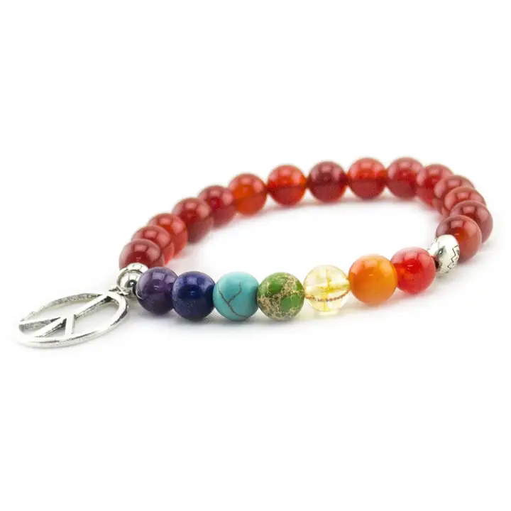 Power Bracelets - Red - Peace