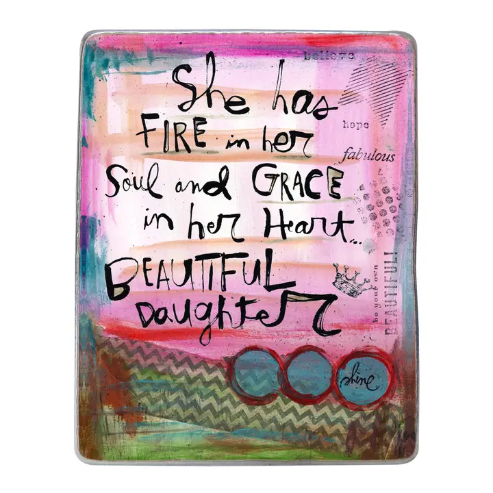 Beautiful Daughter Metal Plaque