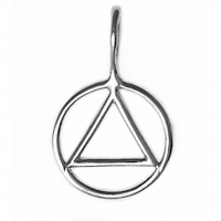 Sterling Silver Simple Wire Look Pendant - Click Image to Close