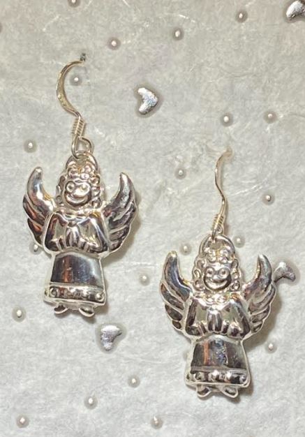 Whimsical Angel Earrings - Click Image to Close